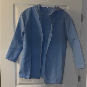 Women's Blue Hooded Jacket XL polyester